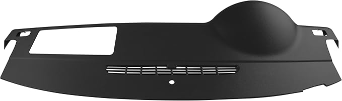 DashSkin Dash Cover Compatible with 2007-2014 Chevy Tahoe Suburban Avalanche & GMC Yukon & Yukon XL Without Speaker Holes in Black - Hard Molded Plastic Dashboard Cap