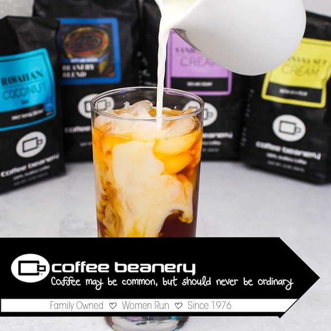 Butter Rum Cake Decaf Coffee Pods by Coffee Beanery | 192ct Bulk Flavored Decaf Coffee Pods Medium Roast Coffee Pods| 100% Specialty Arabica Coffee| Gourmet Coffee Pods