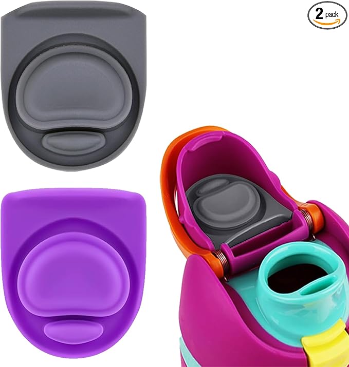 2pcs Replacement Rubber Stopper Seal Compatible with Owala FreeSip 24oz 32oz,Water Bottle Lid Insert Cap Silicone Seal Parts for Owala 16/19/24/32/40oz Spout Gasket Mouthpiece Accessories ZS7