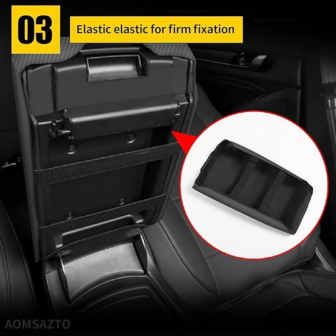 AOMSAZTO Console Covers for 2013-2018 Nissan Altima Carbon Fiber