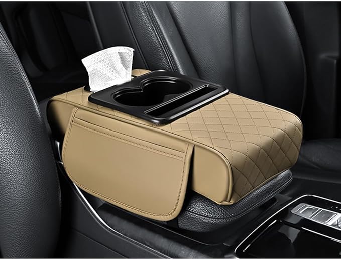 Car Armrests Covers for Audi A6 1995–2025, Center Console Cover Armrest Cushion Middle Console Protector Armrest Mat Interior Accessories,C