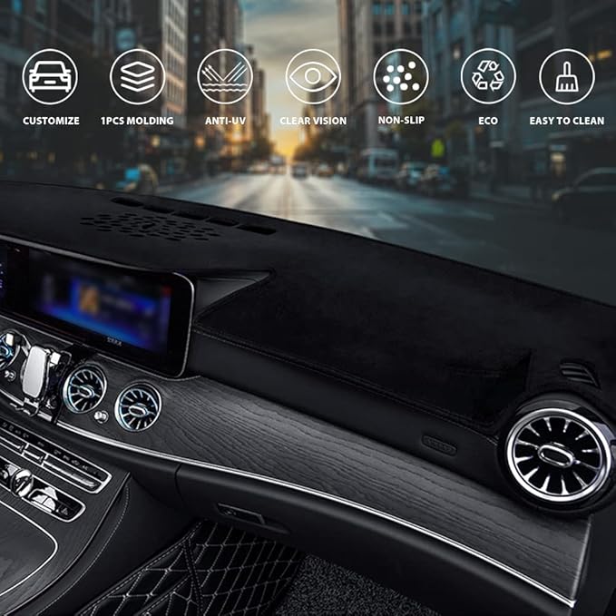 Flannel Dashboard Dash Cover Nonslip Car Dash Board Mat Compatible with Lexus ES ES350 ES300h XV60 2013-2018