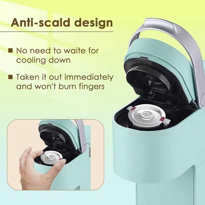 2 Pack Reusable K Cups Coffee Filter Campatible with Keurig 1.0 and 2.0 Coffee Machine,Stainless Steel Reusable Coffee Pods with Heat Resistant Handles Innovative Design
