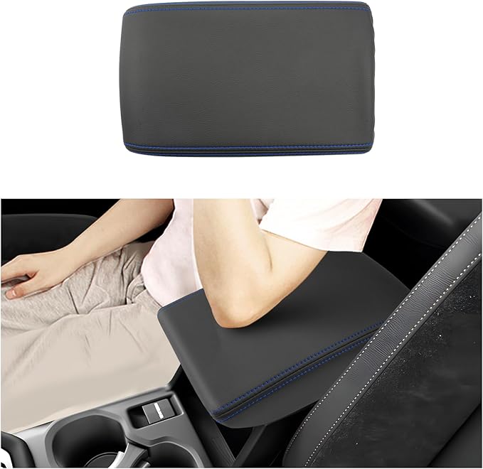 SXCY for 2025 Forester Armrest Cover for Forester 2025 Accessories [Not for 2026 Updated Center Console] 2025 Forester Center Console Cover 2025 Forester Middle Console Cover (Blue Line)