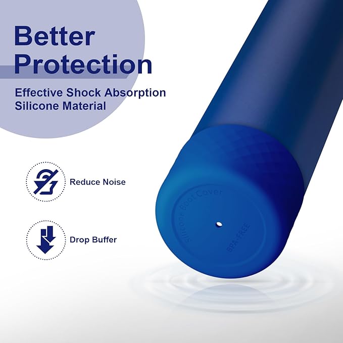 2PCS Silicone Water Bottle Boot for Owala 24oz 32oz 40oz, Anti-Slip Protective Sleeve Bottom Bumper Protector for FreeSip, Twist, and Flip Stainless Steel Water Bottles