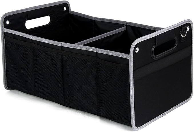 Daeiclru Car Trunk Organizer Compatible with Jaguar F-Type 2013-2024, Multifunctional Collapsible Car Storage Bag, Multi-Compartment Car Organizer and Storage Accessories
