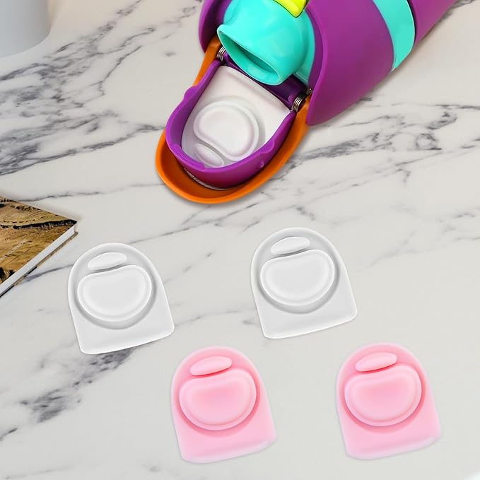 4pcs Replacement Stopper Seal Compatible with Owala FreeSip 24oz 32oz,Water Bottle Lid Insert Cap Silicone Seal Parts for Owala 16/19/24/32/40oz Spout Gasket Mouth piece Accessories F8