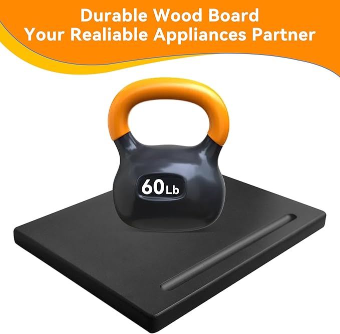 Wood Appliance Slider with 360' Wheels, 10.5"D x 13"W Sliding Tray for Coffee Maker & Heavy Kitchen Appliances,Countertop Appliance slider for Kitchen Appliance, Premium Wood Rolling Tray,No Assemble