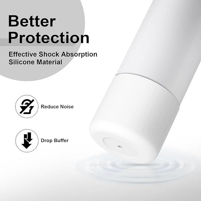 2PCS Silicone Water Bottle Boot for Owala 24oz 32oz 40oz, Anti-Slip Protective Sleeve Bottom Bumper Protector for FreeSip, Twist, and Flip Stainless Steel Water Bottles