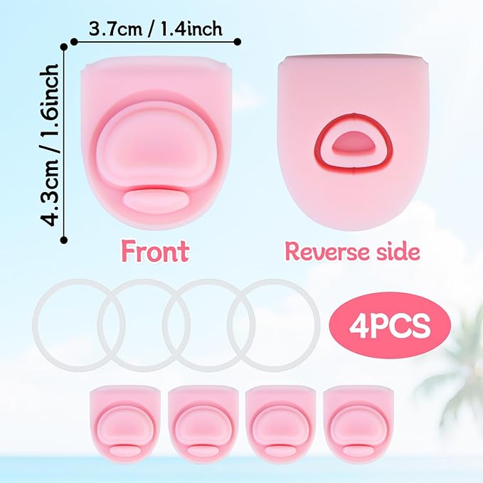 4 Sets Replacement Rubber Stopper and O Ring Gasket Compatible with Owala FreeSip 24oz 32oz,Water Bottle Lid Insert Cap Seal Parts for Owala 16/19/24/32/40oz Mouthpiece Accessories Z4K3