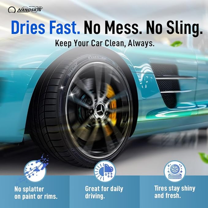Nanoskin WET LOOK All Season Dressing 5 Gallons -Exterior Rubber & Plastic Solvent Based Dressing for Car Detailing | Produces a Deep, Rich, Long lasting shine | Safe For Cars Trucks, Motorcycles, RV