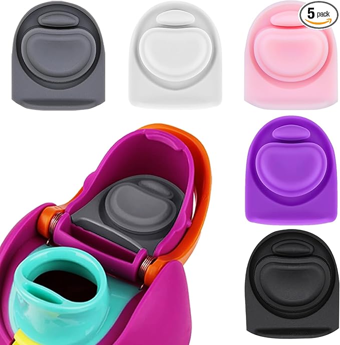 5pcs Replacement Stopper Seal Compatible with Owala FreeSip 24oz 32oz,Water Bottle Lid Insert Cap Rubber Seal Parts for Owala 16/19/24/32/40oz Spout Gasket Mouth piece Accessories F9