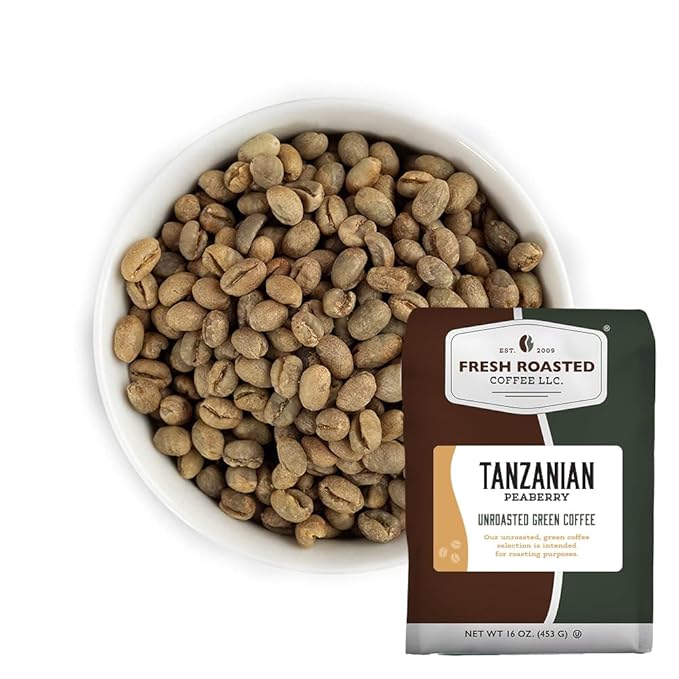 Fresh Roasted Coffee, Unroasted African Home Roasting Starter Kit, Kosher