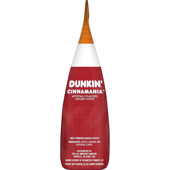 Dunkin' Cinnamania Flavored Ground Coffee, 11 Ounces (Pack of 6)