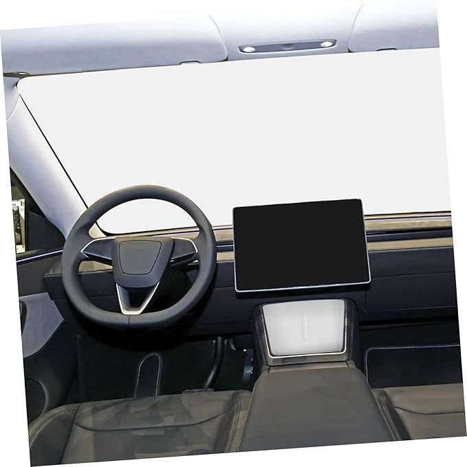 ERINGOGO Charging Pad Silicone Slip Mat for Model Y Center Console Charger Phone Holder Accessories White Easy Installation Seamless Blend Stable Charging