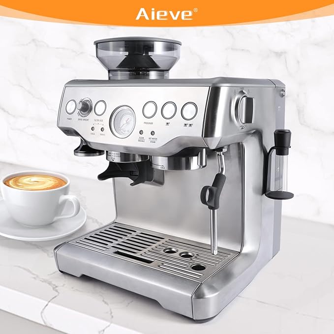 Aieve WDT Tool Espresso, Distribution Tool Espresso Accessories, 10 Needle Coffee Stirrer with Stand for Barista (Ease of Use in 2 Ways Installtion)