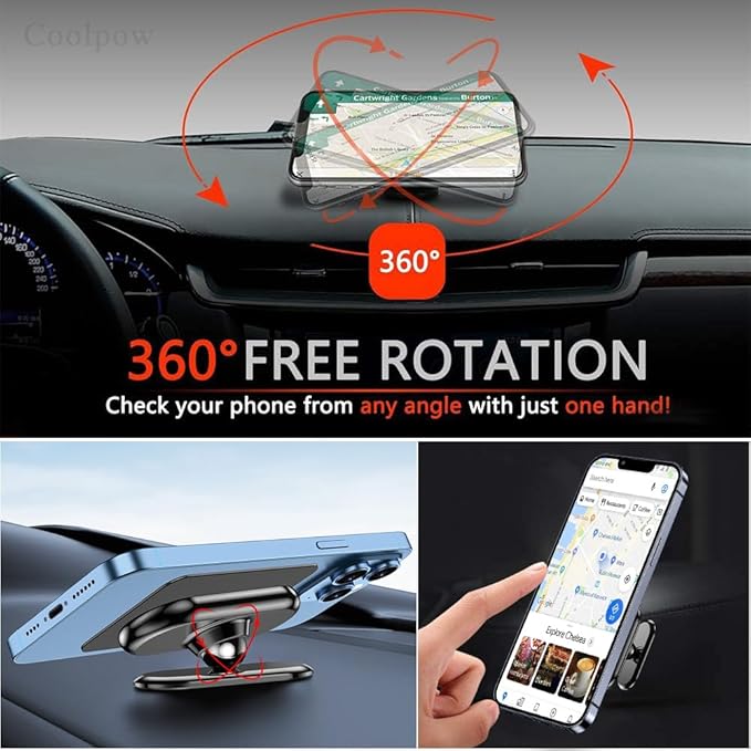 Coolpow 【4-Pack】 Magnetic Phone Holder for car