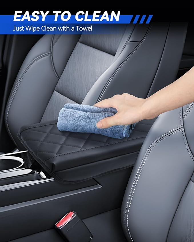 Armrest Cover for 2025-2026 Chevrolet Equinox (LT/RS/ACTIV) Accessories Center Console Middle Lid Pad Protector for Car Elbow Rest-Thickened