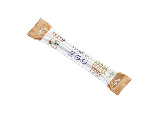 GramZero 2GO Sticks - Coconut, Zero Calorie Sugar Free Drink Mix, Stevia Sweetened, Great For Nutrition Club Loaded Tea To Go Kits