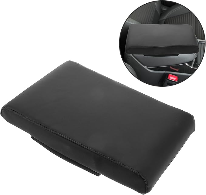 GANAZONO Memory Foam Car Armrest Cushion Pad for Center Console, Universal Fit Car Arm Rest Box Cover with Elevated Support for Driving Comfort