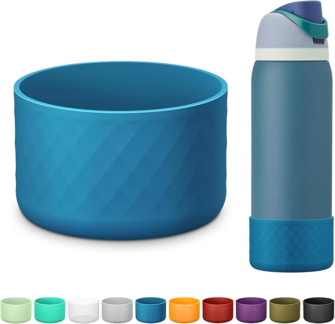 Silicone Boot for Owala Water Bottle 24 oz 32 oz 40 oz, Anti-Slip Protective Sleeve for FreeSip/Twist/Flip Stainless Steel Water Bottles Accessories