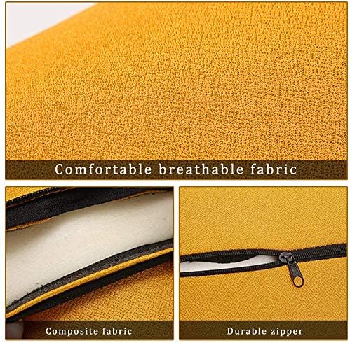 Car Lumbar Support Back Cushion Memory Foam Universal Fit Major Car Seat with Back Pain Relief for Car Office Home 1PCS Beige