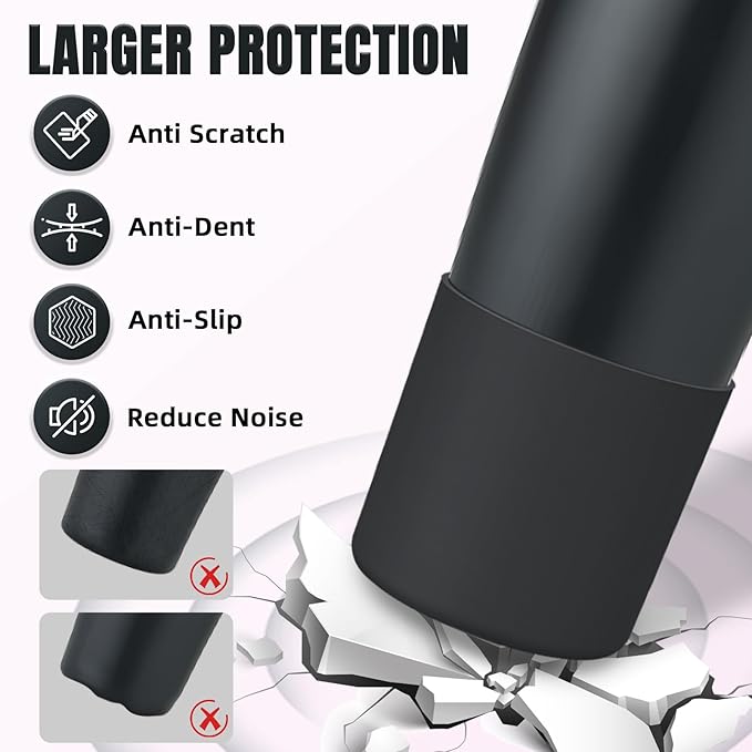 Silicone Higher Boot Compatible with Owala 30oz & 40oz FreeSip Sway Bottles & Tumblers, Large Protection Anti-slip Bottom Cover Sleeve for Freesip Sway Tumbler and Bottle