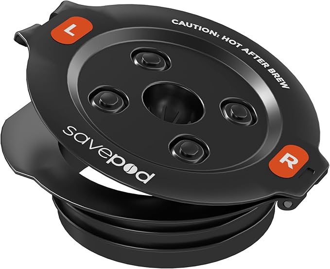 SavePod Universal Ring for Reusable Coffee Pods – Compatible with Keurig and K-Cup Brewers –Compatible Pod System with Sustainable Pod Ring – Reusable Coffee Pods (1-Pack)