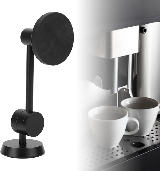 Magnetic Puck Screen Stand, Aluminum Alloy Coffee Filter Rack Bracket with Strong Magnet for Italian Coffee Machine Accessory
