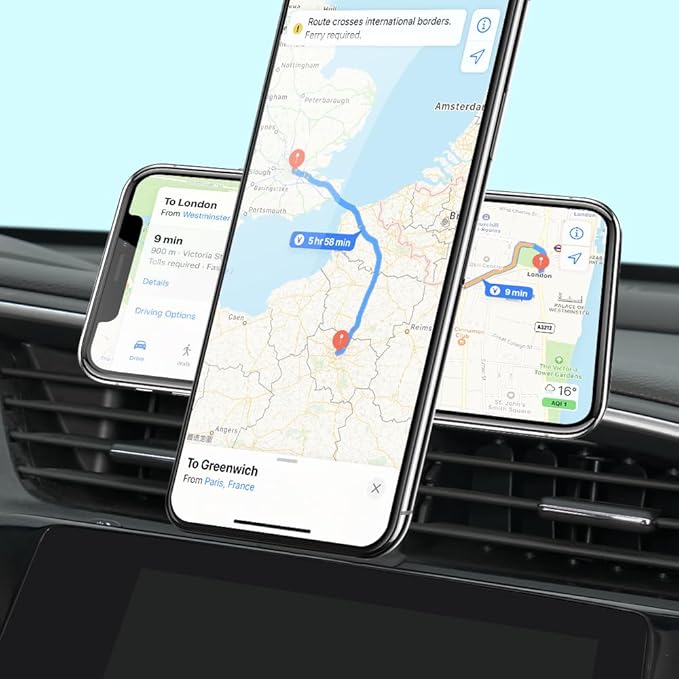 BEERTE fits for Magsafe Car Mount for Honda Civic 2016-2021 [20 Strong Magnets] Magnetic Phone Holder for iPhone 17 16 15 14 13 12 MagSafe Case Car Air Vent Cell Phone Navigation Automobile Cradles