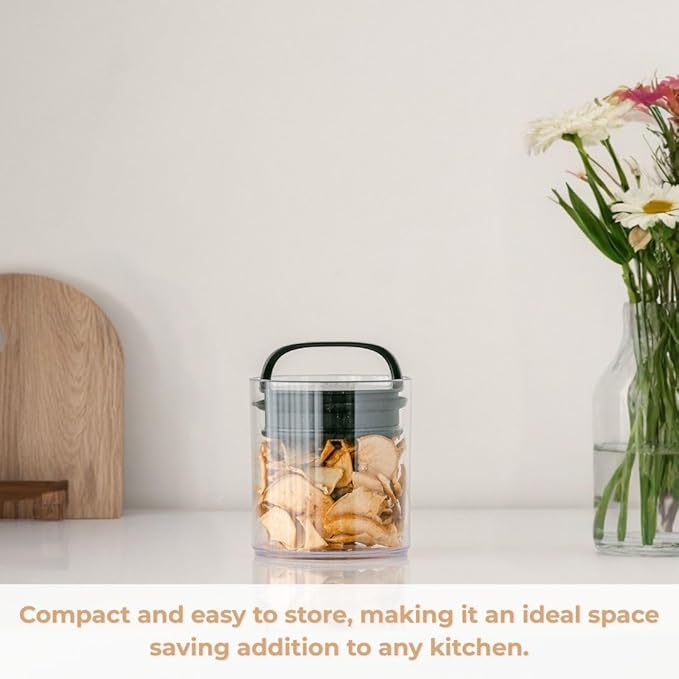 Prepara Evak Fresh Saver Plastic Food Storage, Small/Short, Black