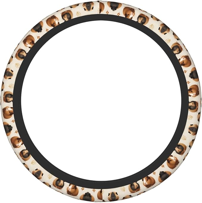 Guinea Pigs Universal Fit Steering Wheel Cover for Car, Truck, and SUV, Durable Steering Wheel Protection