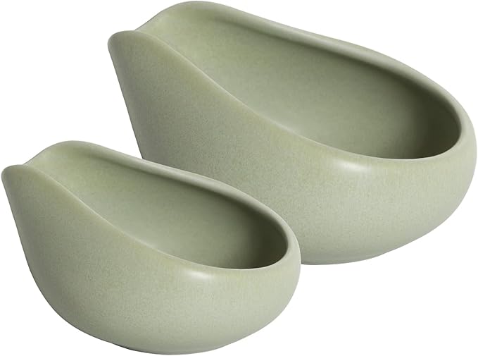 Loveramics 2-Pack Coffee Bean Dosing Cups by James Hoffmann, 30g-60g Capacity (Matte Light Green)