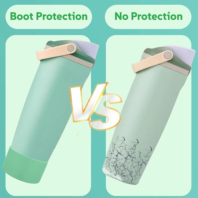 Silicone Boots Compatible with Owala 30oz & 40oz FreeSip Sway Bottles – Non-Slip, Scratch-Resistant Protective Sleeve