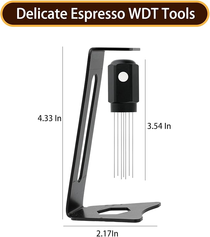 WDT Tool Espresso Distribution Tool - Upgraded Duel Magnetic Design Espresso Accessories Fits All Espresso Machines, Drip Coffee, Moka & Needles Stirrer for Barista, Coffee Lovers
