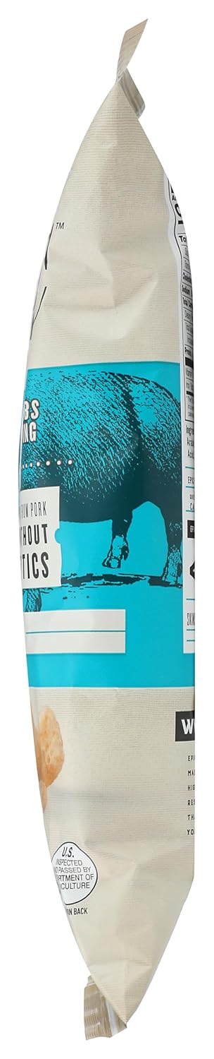 EPIC Sea Salt and Vinegar Pork Rinds, Keto Friendly, Protein Snacks, 2.5 oz
