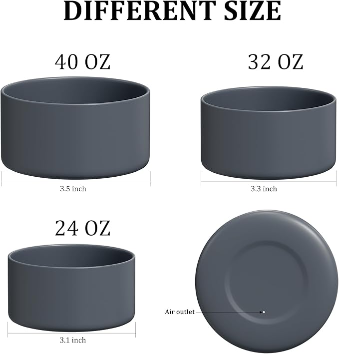 Silicone Boot for Owala Water Bottle 24/32/40 oz, Anti-Slip Protective Sleeve for FreeSip/Twist/Flip Water Bottles, BPA Free, Bottom Bumper Cover Protects Water Bottles from Scratches