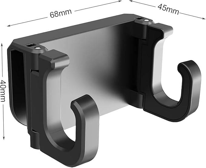 OATSBASF Seat Back Hooks for Tesla Model 3 Model Y 2017-2024, Headrest Foldable Hooks Car Bag Hook Stylish Back Seat Hanger Designed for Tesla Model 3 Y Accessories (1 Pack)