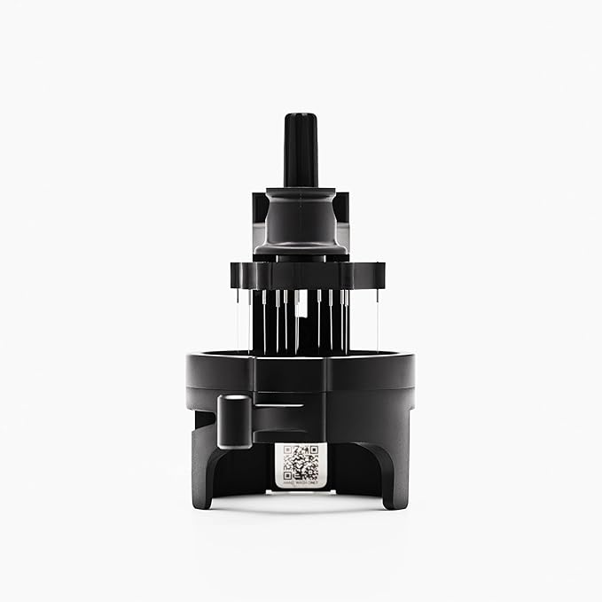 Barista Hustle Black AutoComb Espresso WDT Distribution Tool, 12 Needle Espresso Stirrer With Adjustable Needle Depth, Smooth Bearing Action, Compatible With Most 58 mm Baskets and Portafilters