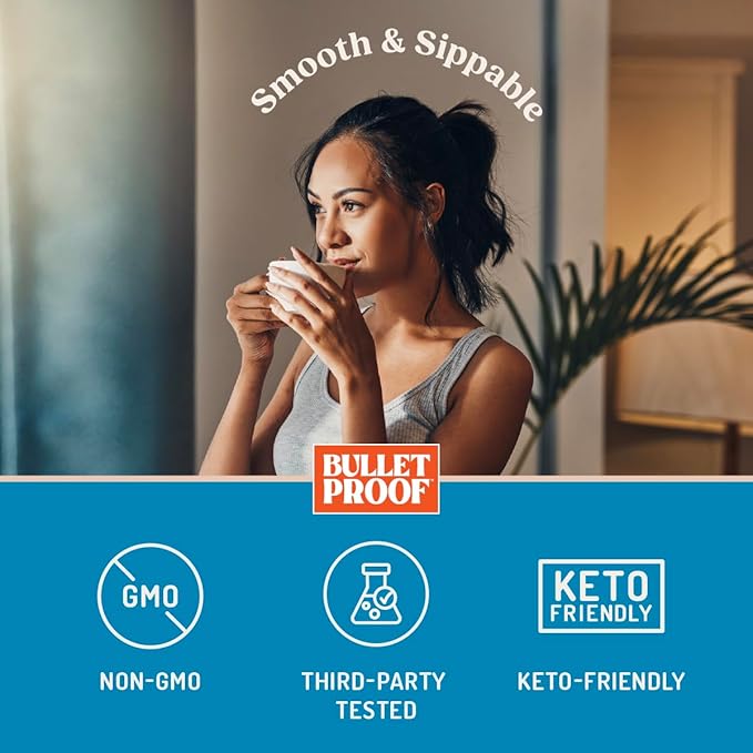 Bulletproof French Vanilla Creamer, 14.8 Ounces, Keto Coffee Creamer with MCT Oil and Grass-Fed Butter (Pack of 2)