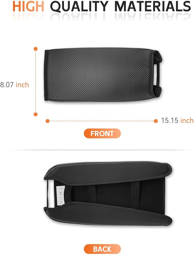 CDEFG for Nissan Pathfinder 2022-2025 2026 Center Console Cover Armrest Box Cover for Pathfinder (S, SV, SL, Rock Creek, Platinum) Accessories Console Arm Rest Protector