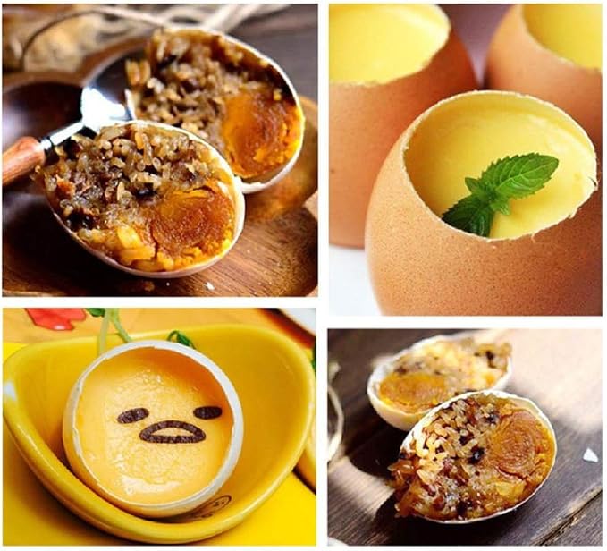 Mayata 2PCS Metal Stainless Steel Egg Scissors Egg Topper Cutter Triangle Shape Shell Opener Boiled Raw Egg Open Creative Kitchen Accessories Tools