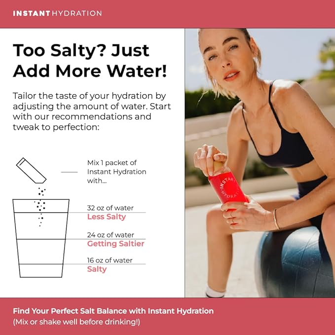 Instant Hydration Electrolytes Powder Packets - Raspberry Electrolyte Drink Mix - Zero Sugar - Keto, Vegan, Gluten-Free, Non-GMO - Boost Recovery, Brain Health, Muscle & Tissue Support- 30 Sticks