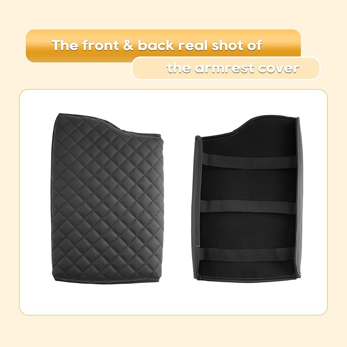 LFOTPP Armrest Cover for 2020-2025 Hyundai Palisade (SE/SEL/XRT/Limited/Calligraphy) Hyundai Palisade Accessories Center Console Cover Arm Rest Protector Middle Lid Pad Protector PU Leather,Non-Slip