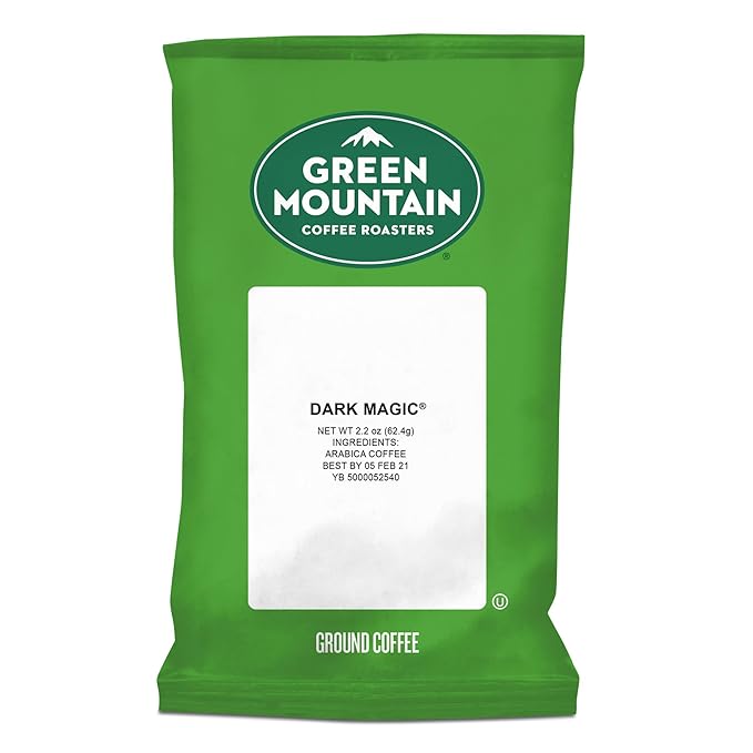 Green Mountain Coffee Roasters Dark Magic, Keurig Fractional Packs, 50 Count, 2.2 oz.