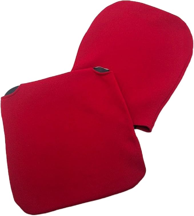 Q QUALITY BRAND COMPANY McCarty's SacroEase MSC2- RED Cover Only – Replacement Cover for Sacro Low-Profile Lumbar Back Support Car Seat Cushion (Insert Not Included) – Fits 16 x 15 x 19 Inches