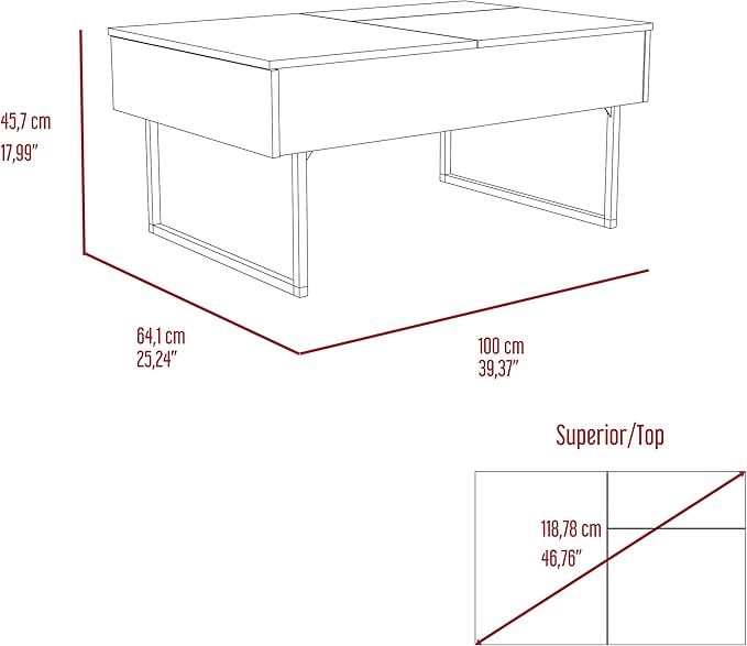 Sleek Coffee Station with Lift Top & Drawer - / Onyx Combo - Compact Home Office & Kitchen Storage