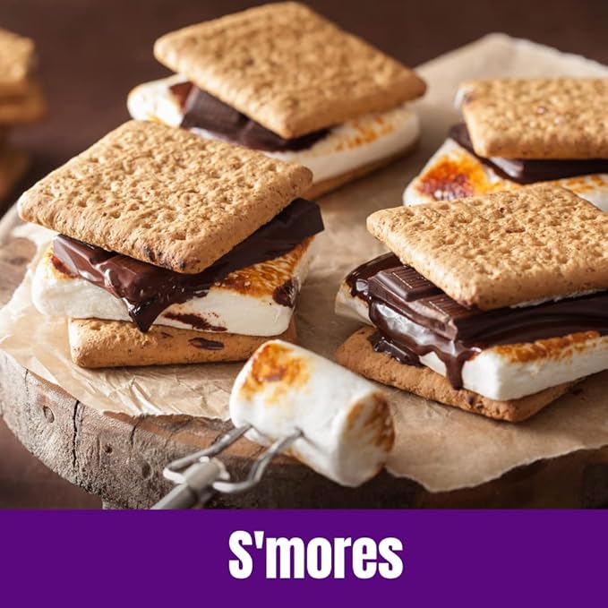 Door County Coffee S’mores Flavored Coffee Ground - 8 oz Bag - Spring-Summer Seasonal - Medium Roast - 100% Specialty Arabica - Chocolate, Marshmallow, Graham Cracker Flavor