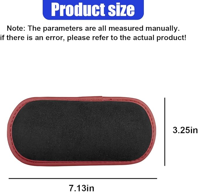 Car Door Armrest Pads, Soft Leather Memory Foam Car Center Console Pillow with Strong Adhesive, Universal Comfortable Auto Arm Rest Cushion Accessories for Elbow and Knee Support(Black)