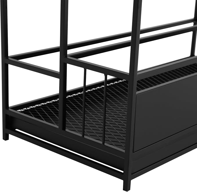 Umbrella Storage Rack, Commercial Umbrella Display Stand Rack Metal Umbrella Organizer, Umbrella Holder Stand Umbrella Storage Stand Umbrella Container for Entryway Home Office Patio (Black)